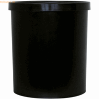 M+M 7 x  Papierkorb 18l schwarz