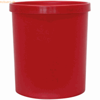 M+M 7 x  Papierkorb 18l basic-rot