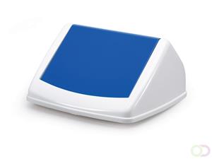 Durable Schwingdeckel Durabin Flip Lid Square 40 blau