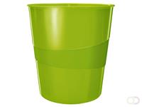 Leitz Papierkorb WOW, aus Kunststoff, 15 Liter, grün