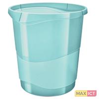 Esselte Papierkorb Colour, Ice, 14 Liter, blau