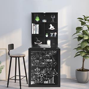 COSTWAY Wandtisch klappbar weiß