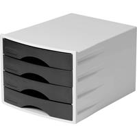 Durable 776201 Schubladenbox Weiß Anzahl der Schubfächer: 4