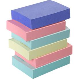 Post-It Sticky Notes Kleurenassortiment 38 x 51 mm 100 Vellen Pak van 6