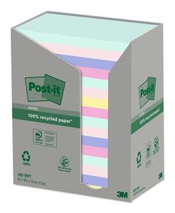 Post-It Sticky Notes Kleurenassortiment 76 x 127 mm 100 Vellen Pak van 16