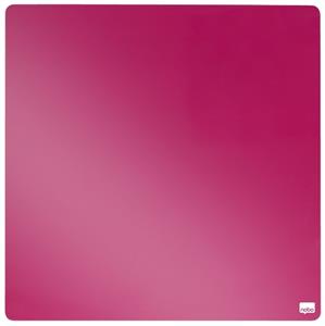 Nobo Mini Wandmontage Magnetisch whiteboardtegel 1903803 Gelakt staal Frameloos 360 mm x 360 mm Roze