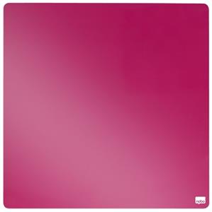 Nobo Mini Wandmontage Magnetisch whiteboardtegel 1903803 Gelakt staal Frameloos 360 mm x 360 mm Roze