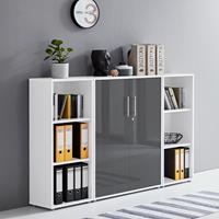 BMG Büro-Set "Tabor", besteht aus 1 Schrank und 2 Regalen