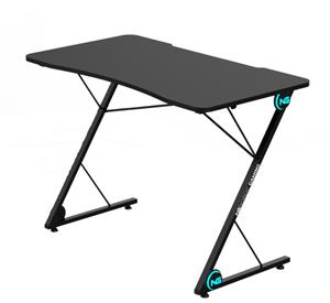 Hioshop Nordic Gaming destroyer gametafel met RGB, zwart.