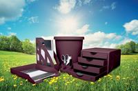helit Briefablage , the green staff, DIN A4, schwarz