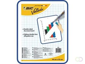 Velleda Bic  whiteboard, ft 44 x 55 cm, droog uitwisbaar, dubbelzijdig en onbedrukt aan beide kanten