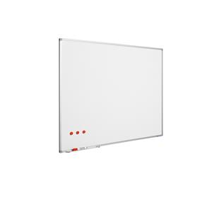 Smit Visual Whitebord 30x45 cm Softline profiel 8mm, emailstaal wit