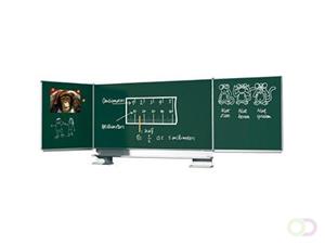 Smit Visual Vijfvlaksbord 100x200 cm Softline profiel 19mm, muur, email groen