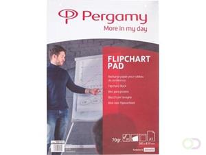 Pergamy flipchartpapier ft A1 (58,5 x 81 cm), blanco, pak met 20 blad