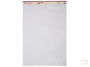 Pergamy flipchartpapier, ft 65 x 98 cm, geruit en blanco, pak met 50 blad