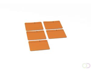 Smit Visual Magneetfolie Scrum oranje, set van 5 stuks