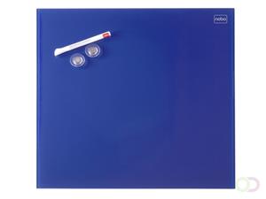 Nobo Diamond Magnetisch Glasbord Blauw 450 x 450 mm