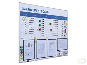 Smit Visual Verbeterbord + starterkit visual management 90x120cm