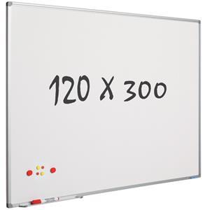 Smit Visual Whiteboard  Softline profiel 8mm wit 3000x1200mm