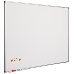 Smit Visual Whiteboard  Softline profiel 8mm wit gelakt 1200x3500mm