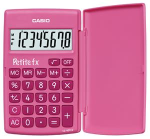 Casio Rekenmachine  basisschool roze