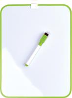 Whiteboard  21.5x28cm + marker groen profiel