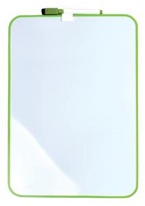 Whiteboard  24x34cm + marker groen profiel