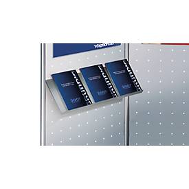 Kerkmann Schrägboden für Stellwandsystem Metropol BxT 75x31cm alusilbe