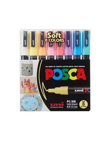 Posca Uni Marker PC-3M 8 Pastel Colors