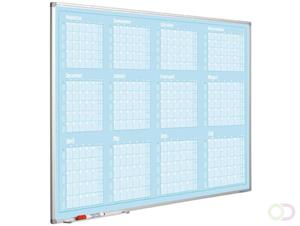 Smit Visual Jaarplanner blauw, Softline profiel, Aug- Jul, D