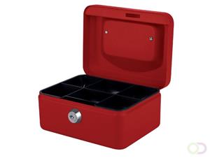 Geldkist  150x115x80mm rood