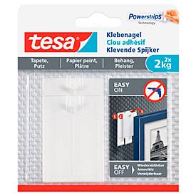 tesa Powerstrips Klebenagel für Tapete und Putz, 2,0 kg