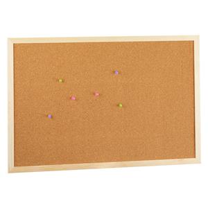 2x Prikborden van kurk 60 x cm -
