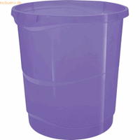 Esselte Papierkorb Colour'Breeze PP 14l transparent lavendel