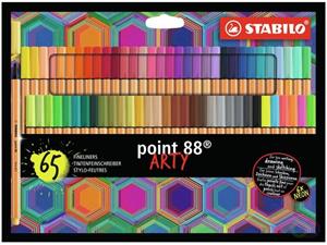 STABILO Fineliner point 88 ARTY, 65er Kartonetui