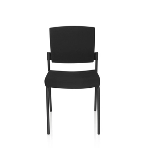 Hjh OFFICE K9 V PRO - Vergaderstoel / bezoekerstoel, Stof, Zwart