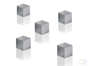 Sigel Magneet C5 Strong, Cube-Design (l x b x h) 10 x 10 x 10 mm vierkant Zilver, Grijs 5 stuk(s) BA728