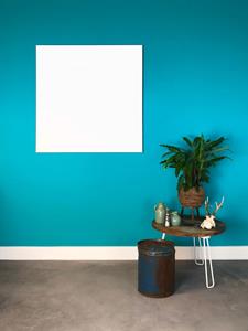 Ivol Whiteboard zonder rand - 100x100 cm