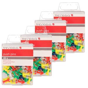 200x stuks Gekleurde punaises voor prikbord/memobord -