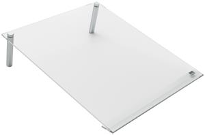 Nobo Mini Whiteboard-notitieblok Schuin Voor bureau 1915612 Plexiglas Frameloos A4 Transparant