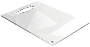 Notitiebord Nobo transparant acryl met handgreep A4