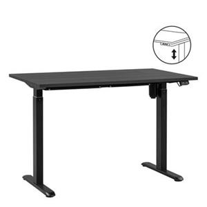 Leen Bakker Bureau Homeworx zit/sta elektrisch verstelbaar - zwart/zwart - 75/118x120x70 cm