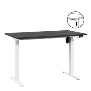 Leen Bakker Bureau Homeworx zit/sta elektrisch verstelbaar - zwart/wit - 75/118x120x70 cm