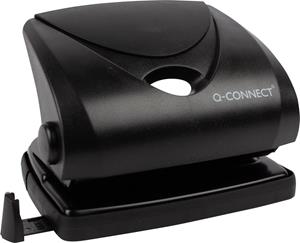 Q-CONNECT perforator Medium Duty, 20 blad, zwart