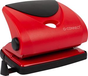 Q-CONNECT perforator Medium Duty, 20 blad, rood