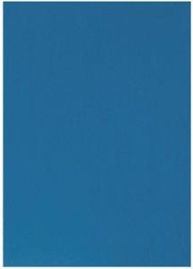 Q-CONNECT dekblad A4 leder 250 grams 100 stuks blauw