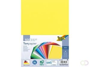 folia Tonpapier, DIN A4, 130 g/qm, 25 Farben sortiert