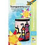 Knutselpapier Kleurenassortiment Transparant papier 42 g/m² 810 Pak van 10 stuks à 10 vel