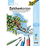 folia Zeichenkarton, DIN A4, 120 g/qm, weiß