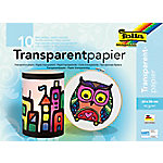 folia Transparentpapier-Bastelheft, 200 x 300 mm, 10 Blatt